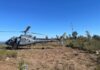Torre do Sistema Pantera passa por manutenção com apoio de helicóptero da Marinha no Pantanal